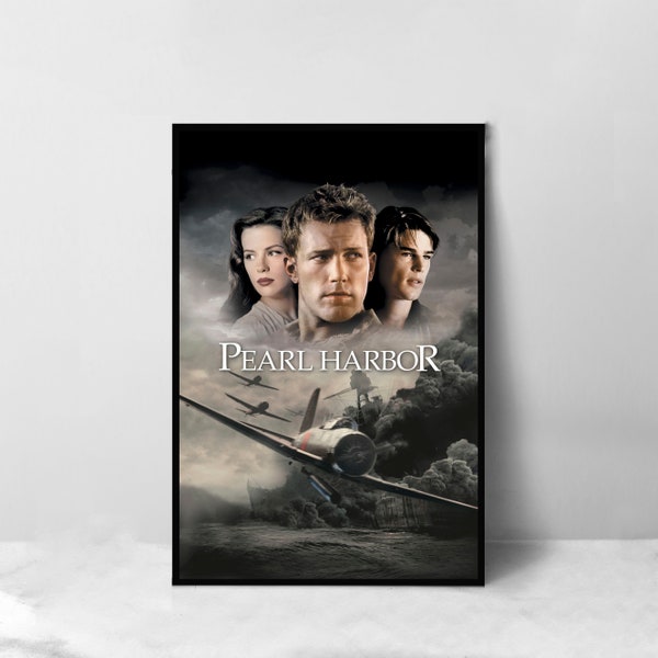 Pearl Harbor Movie Poster - High Quality Canvas Art Print - Room Decoration - Art Poster For Gift