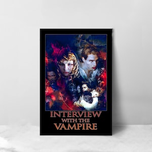 Interview with the Vampire Movie Poster - High Quality Canvas Art Print - Room Decoration - Art Poster For Gift