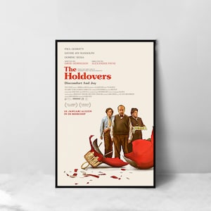 Póster de la película The Holdovers: impresión artística en lienzo de alta calidad, decoración de habitaciones, póster artístico para regalo
