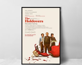 The Holdovers Movie Poster - High Quality Canvas Art Print - Room Decoration - Art Poster For Gift