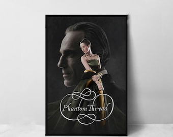 Phantom Thread Movie Poster - High Quality Canvas Art Print - Room Decoration - Art Poster For Gift