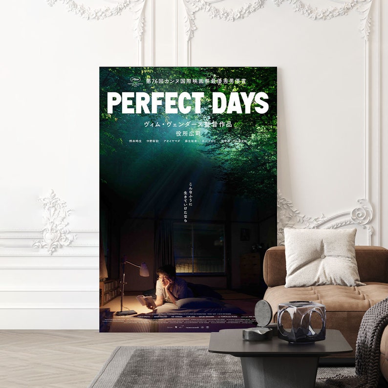 Affiche de film Perfect Days Impression d'art sur toile de haute qualité Décoration de chambre Affiche d'art pour cadeau image 3