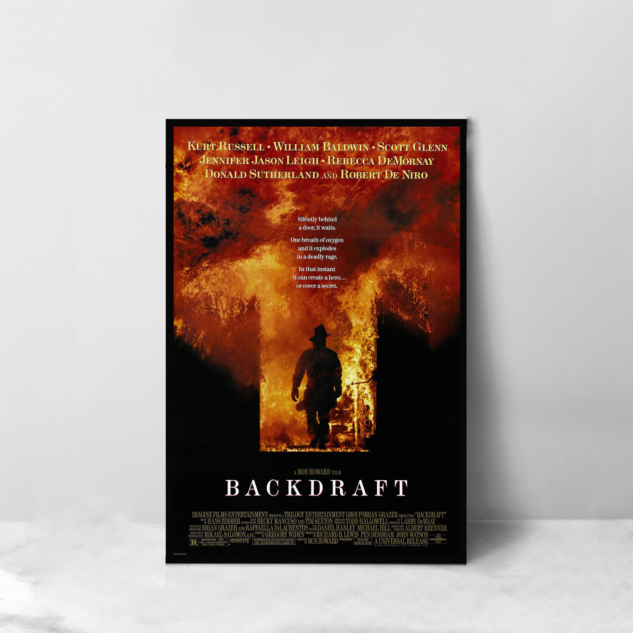 バックドラフト グッズ 映画ポスター フレーム別 カートラッセル
