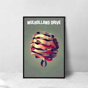 Cartaz do filme Mulholland drive - Impressão artística em tela de alta qualidade - Decoração de quarto - Cartaz artístico para presente