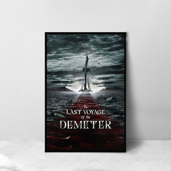 The Last Voyage of the Demeter Movie Poster - High Quality Canvas Art Print - Room Decoration - Art Poster For Gift