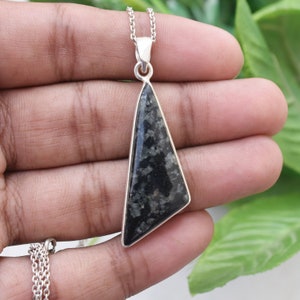 Edulite Gemstone Pendant for Christmas Gift, 925 Sterling Silver, Natural Edulite Pendant, Designer Jewelry, Handmade Edulite Pendant.
