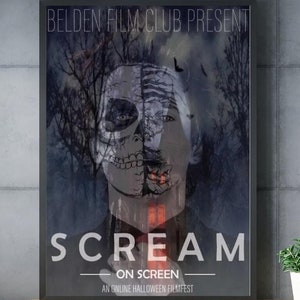 Póster impreso de HALLOWEEN, Impresión de terror, Póster gótico, Arte de pared oscuro, Decoración de Halloween, Formato: 40x60 cm / 16x24″