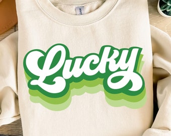 Lucky SVG, St Patrick's Day SVG, Happy St Patricks Day Svg, St Patrick's Day Shirt Svg, St Paddy's Day Irish Shirt Design, Retro St Patricks