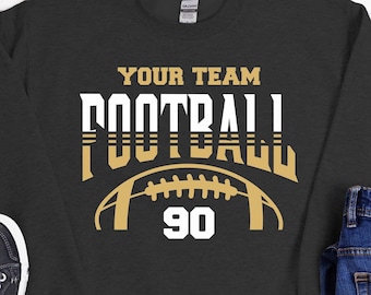Football Team Template SVG PNG, Football Shirt Design, Football Svg, Football Team Logo, Team Shirt Design, Cricut Cut Files, Sublimation