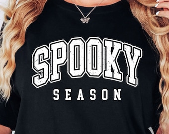 Spooky Season Svg Png, Spooky Varsity Png, Happy Halloween Svg, Spooky vibes SVG, fall autumn svg, Halloween Png, retro Halloween, Fall Png