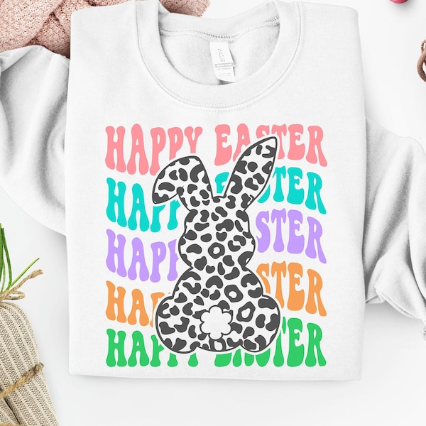 Happy Easter Svg, Easter Bunny Svg, Leopard Bunny Svg, Bunny Svg, Easter svg, Christian svg, Jesus svg, Happy Easter Png, Easter Shirt Svg