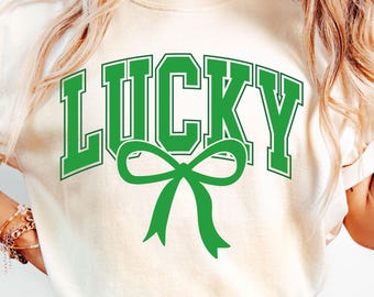 Retro Checkered Lucky St Patrick's Day Coquette Png, St Patricks Day Png, St Pattys Day Png, Retro St Patrick's Day Png, Lucky Png, Irish Png