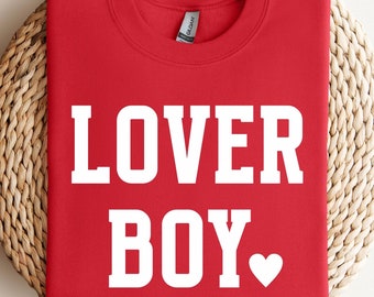 Lover Boy SVG, Lover Boy Png, Junge Valentinstag SVG, Valentinstag SVG, Kinder Valentinstag SVG, Herz SVG, Liebeszitat, Kinder-Shirt-Design
