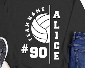 Volleyball Team svg, Personalized Template, Volleyball shirt svg, Volleyball mom Png, Volleyball player svg, Volleyball svg, Iron On, Cricut
