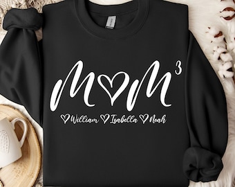 Mom to the power of Svg Png, Mom cube svg, Mom of three svg, Personalized Mom Sweatshirt, Mother&#39;s Day Svg, Mom Svg, Mama power svg, Cricut