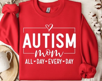 Autism Mom SVG PNG, Autism Awareness Svg, Autistic mom svg, Mom shirt svg, Mother&#39;s Day svg, Autism Png, Autism Quote svg, SVG cutting file