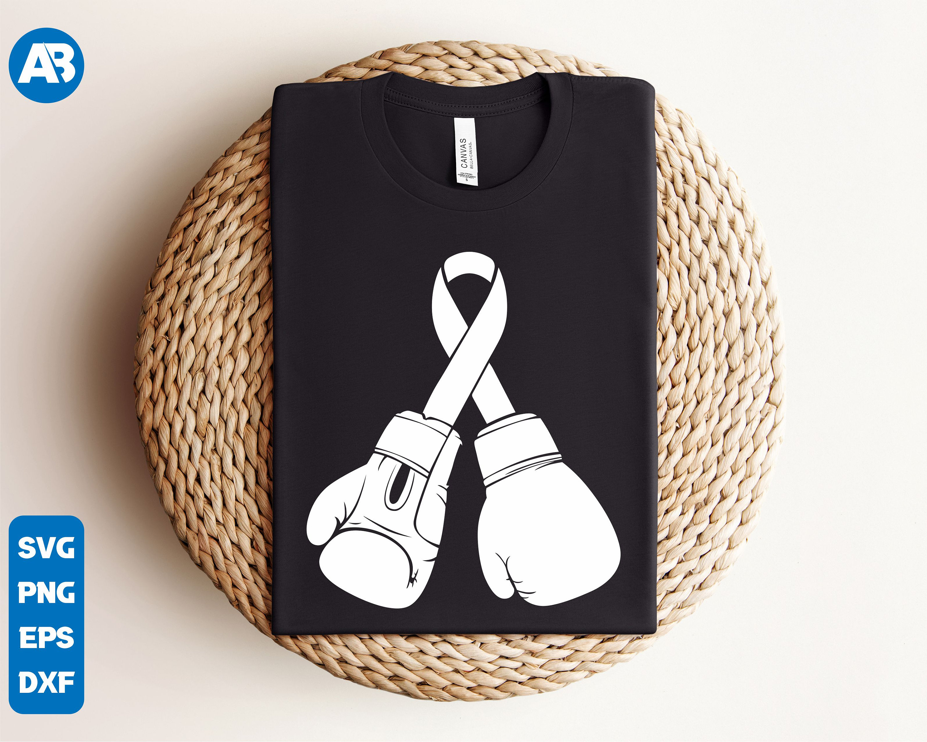 SVG of Pink Boxing Gloves for Breast Cancer Awareness to Fight and ...