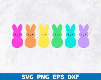 Easter Bunny Peeps SVG, Easter Peeps, Easter svg, Cute Bunny Svg, Easter Bunny Svg, Marshmallow Peep Shirt, Easter candy, Digital Download