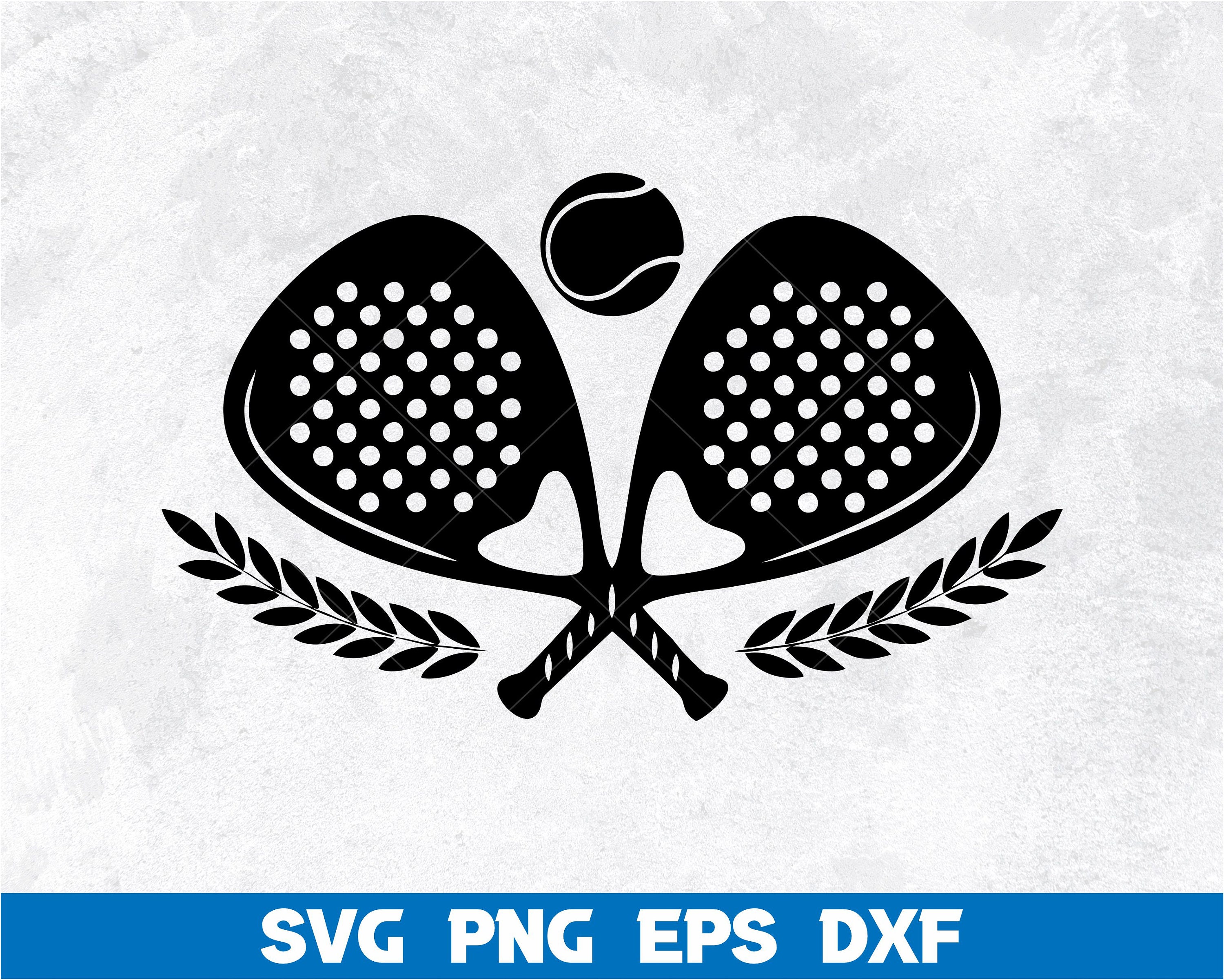 Padel Tennis Racket Vector Padel Tennis in SVG Format, Padel Tennis Racket Clipart SVG Vector ...