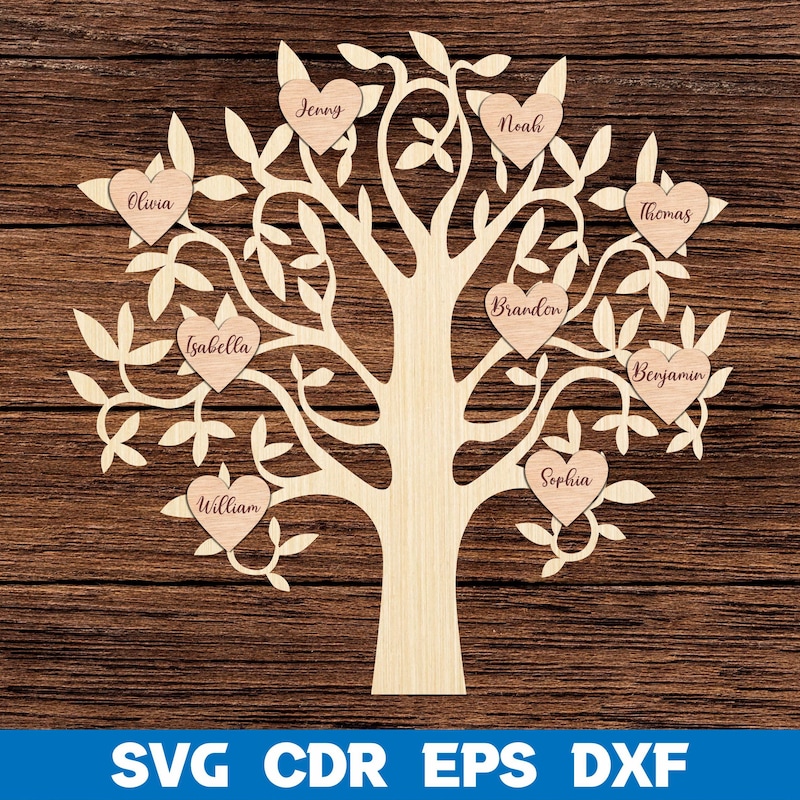 Family Tree Stand File - Etsy