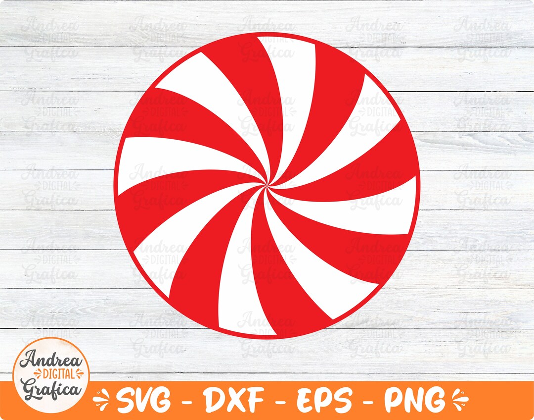 Peppermint Candy SVG Files Holiday Candy Svg Christmas Candy - Etsy