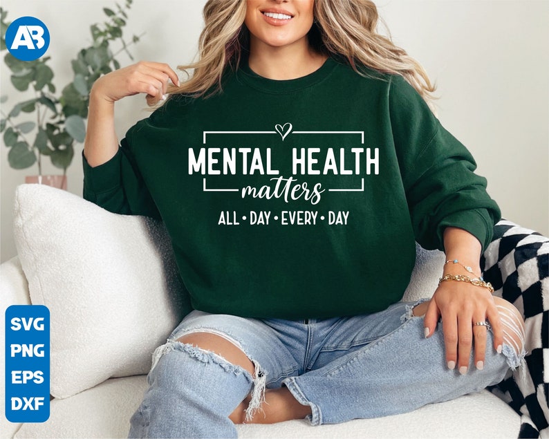 Mental Health Matters SVG PNG, Mental Health Awareness Svg, Mental ...