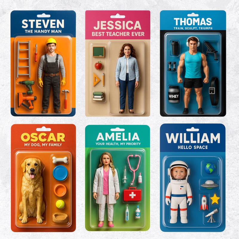 Action Figure From Drawing - Etsy UK