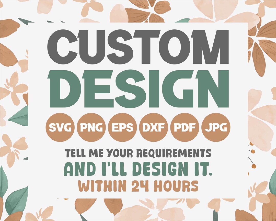 Custom SVG Design, Custom Name Svg, Custom Listing, Svg Conversion ...