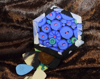 Large Hexagon Pick Pouch | Große Sechseck Plektrum Tasche