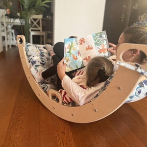 Wooden Climbing Arch / Rocker Swing Montessori toys for toddler | Best toddler gift