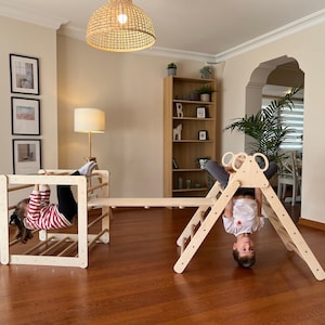 Transformable Climbing Cube with ramp, Montessori Cube for kids, Cube Set for Toodler