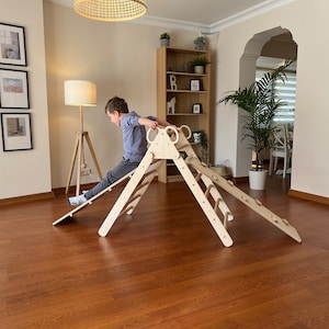 Toddler Climbing Triangle Baby Climbing Gym Kletterdreieck Indoor Playground Montessori Furniture Climbing Frame