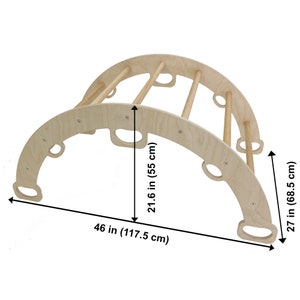 Balançoire d'escalade en bois Montessori Toys pour tout-petits et enfants image 5