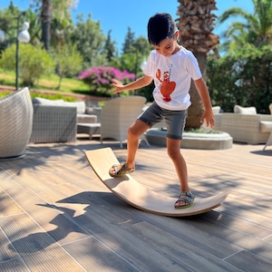 wooden balance board for toddler