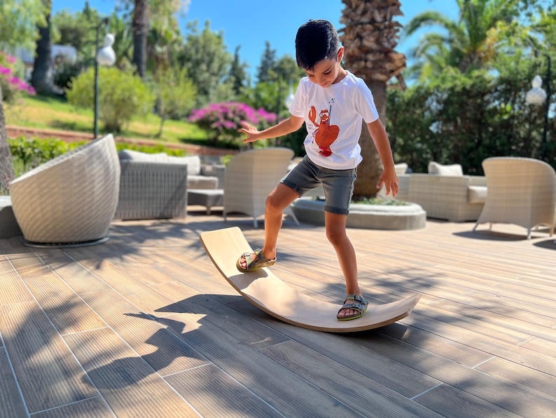 wooden balance board for toddler
