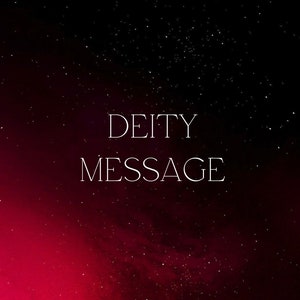 Deity Message