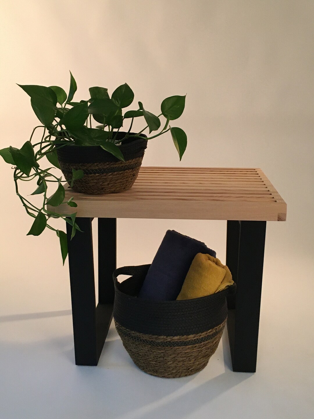 Entryway Stool. Entryway Wood Stool. Entryway Small Table. Etsy