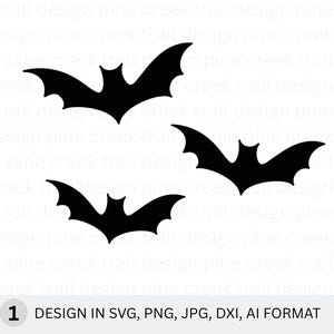 Halloween Nietoperze SVG/Halloween Clip Art/DIY Halloween Decor/Halloween Cricut Cut Files/Halloween Design SVG/Bat Digital Download/Black Bats