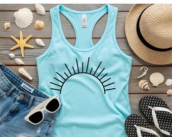 Boho Sun SVG | Retro Sun Cut File for Cricut & Silhouette | Commercial License Included