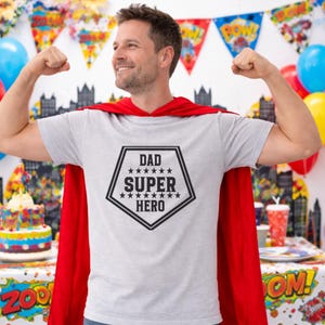 Super Hero Dad SVG | Father's Day SVG | Commercial License Included image 4