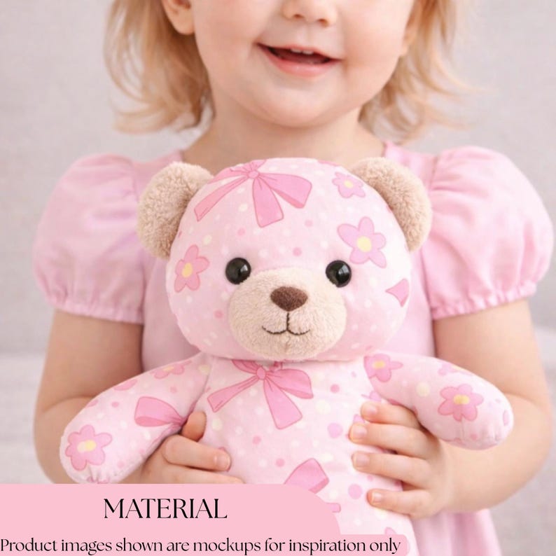 Pink Bow Seamless Pattern PNG | Valentine’s Day Bows Digital Paper | Girly Valentine Background | Commercial License Included image 7