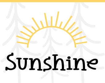 Archivo SVG de sol/verano para Cricut y Silhouette/licencia comercial incluida