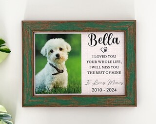 Cornice Portafoto In Legno Massello 20x25 Cm Per Foto 13x18 Cm, Con Frase 'My Cat Mom Era', Regalo Commemorativo Per Perdita Gatto, Proprietari Gatti