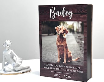 Wooden Urn for Pets, Urn for Ashes, Urn for Dog, Urn for Cat, Cremation pets memory box, Handcrafted Pet urn, Keepsake for pets