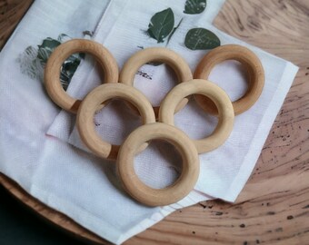 Pack of 6 Neem Wooden Rings