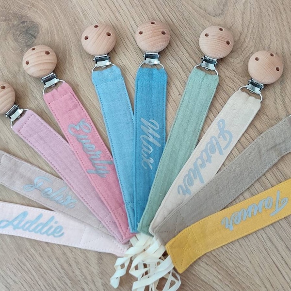 Dummy Clip - Personalised with name or plain.