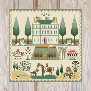 Cross stitch sampler antique old sampler and primitives sampler cross stitch vintage sampler , vintage cross stitch sampler antique pdfchart