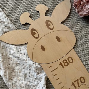 Messlatte, Wachstums-Diagramm aus Holz, Holz-Kinderzimmer-Deko, Holz-Höhen-Diagramm für Kinder, Personalisierte Messlatte, Geschenk Geburt