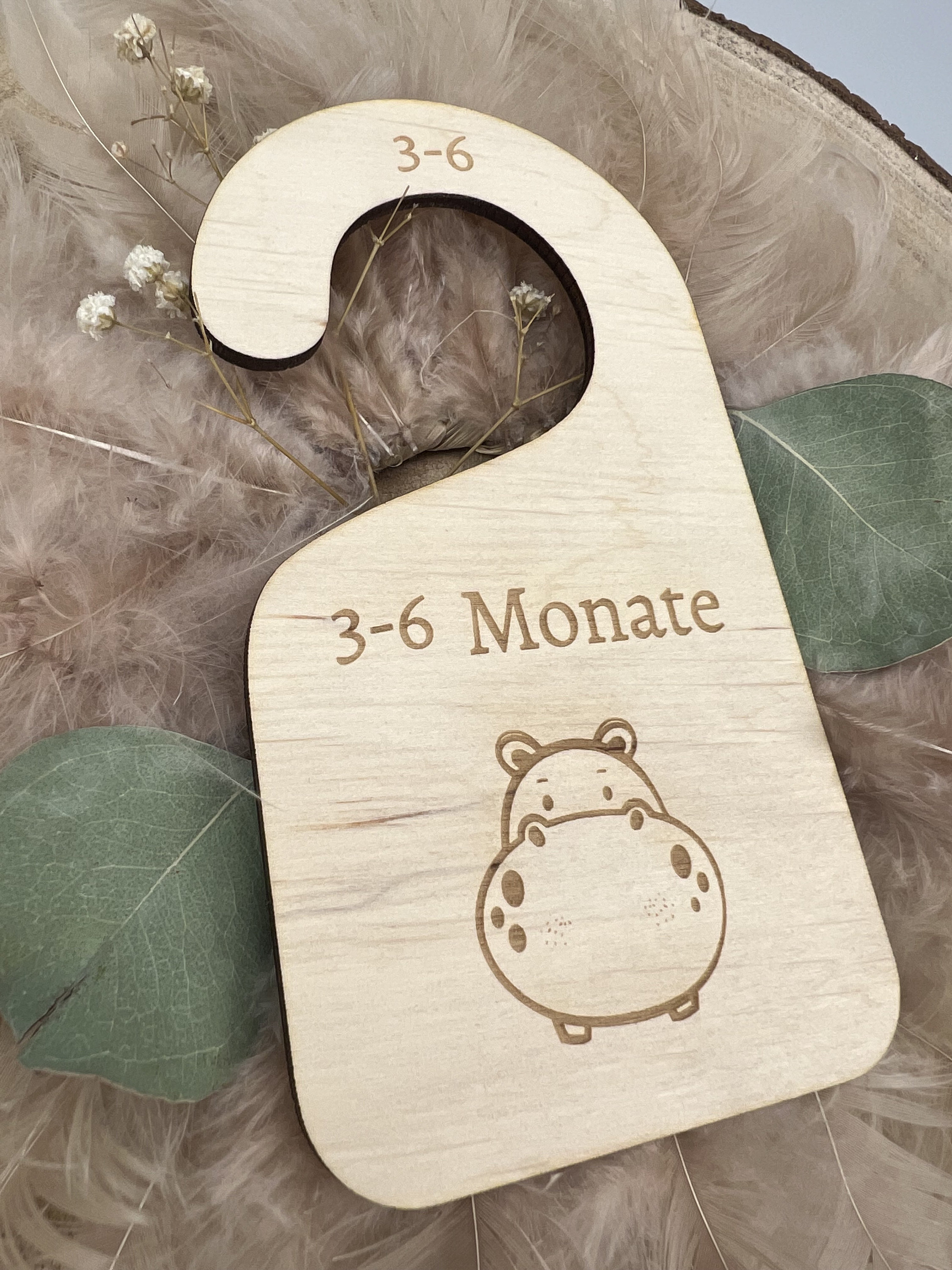 8-teiliges Set Holz Trennwände Für Babykleidung - Praktische Schrankorganizer Von 0-24 Monaten