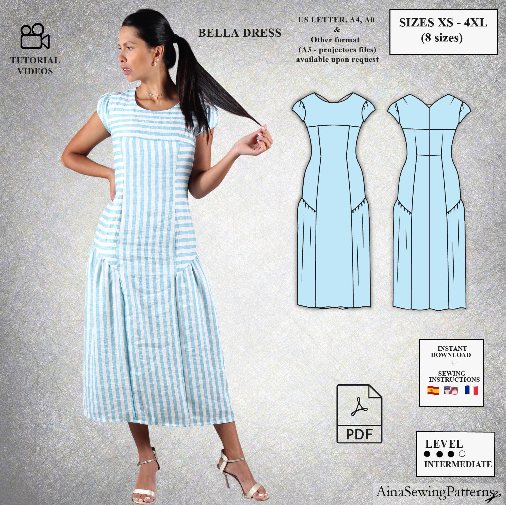 Patrón Vestido Corto Vestidos De Fiesta Faciles De Hacer Vestido